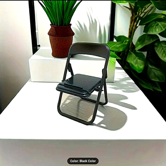 Folding Chair Statement Necklace Cellphone Holder or Desk Accessory I.Y.K.Y.K - Picture 12 of 13